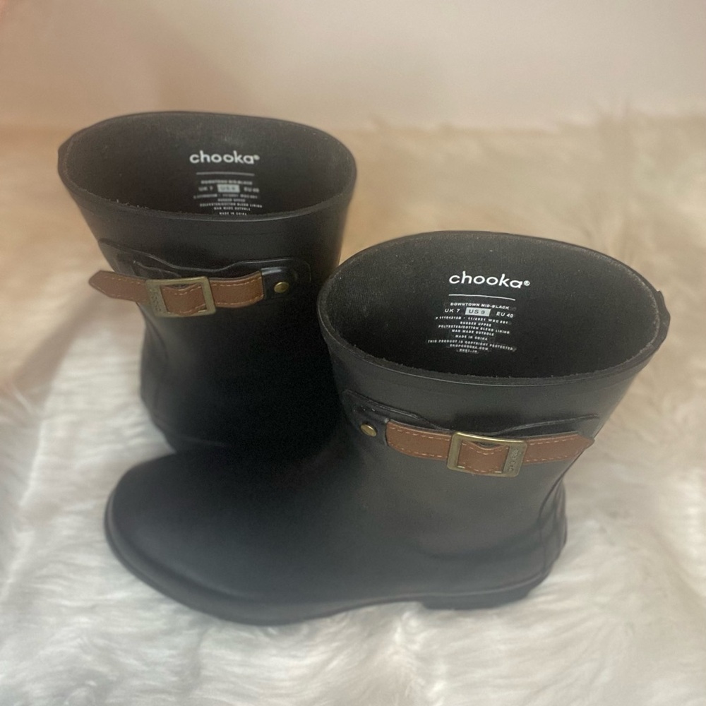 Chooka Rainboots Black size 9